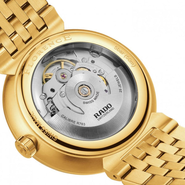RADO FLORENCE Gold Tone 39mm Automatic Watch