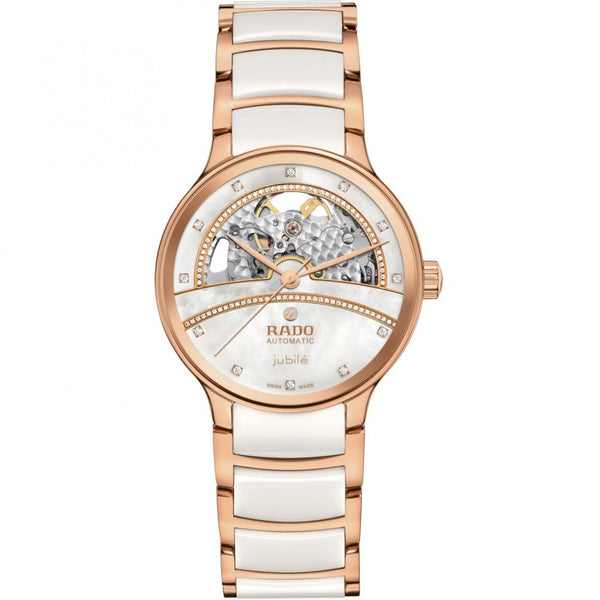 RADO Ladies CENTRIX Automatic Diamonds Open Heart Watch