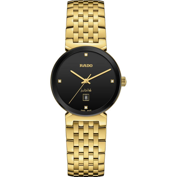 RADO Ladies FLORENCE Diamonds 30mm Quartz Black Dial Watch