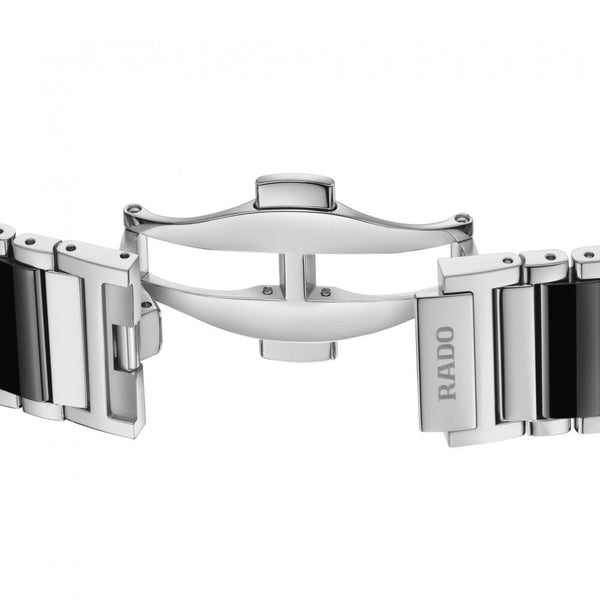 RADO Ladies Integral Diamond Set Black & Silver Watch