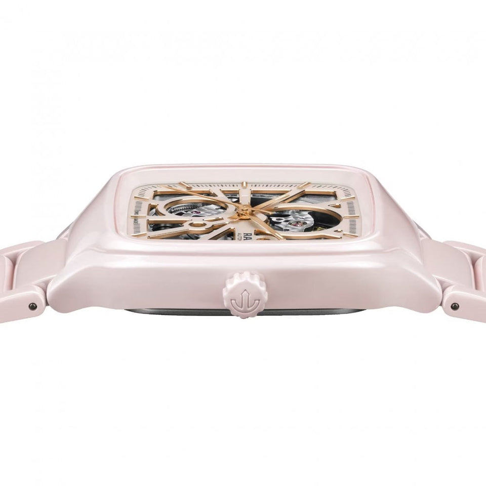 RADO Ladies TRUE SQUARE Open Heart Automatic Watch