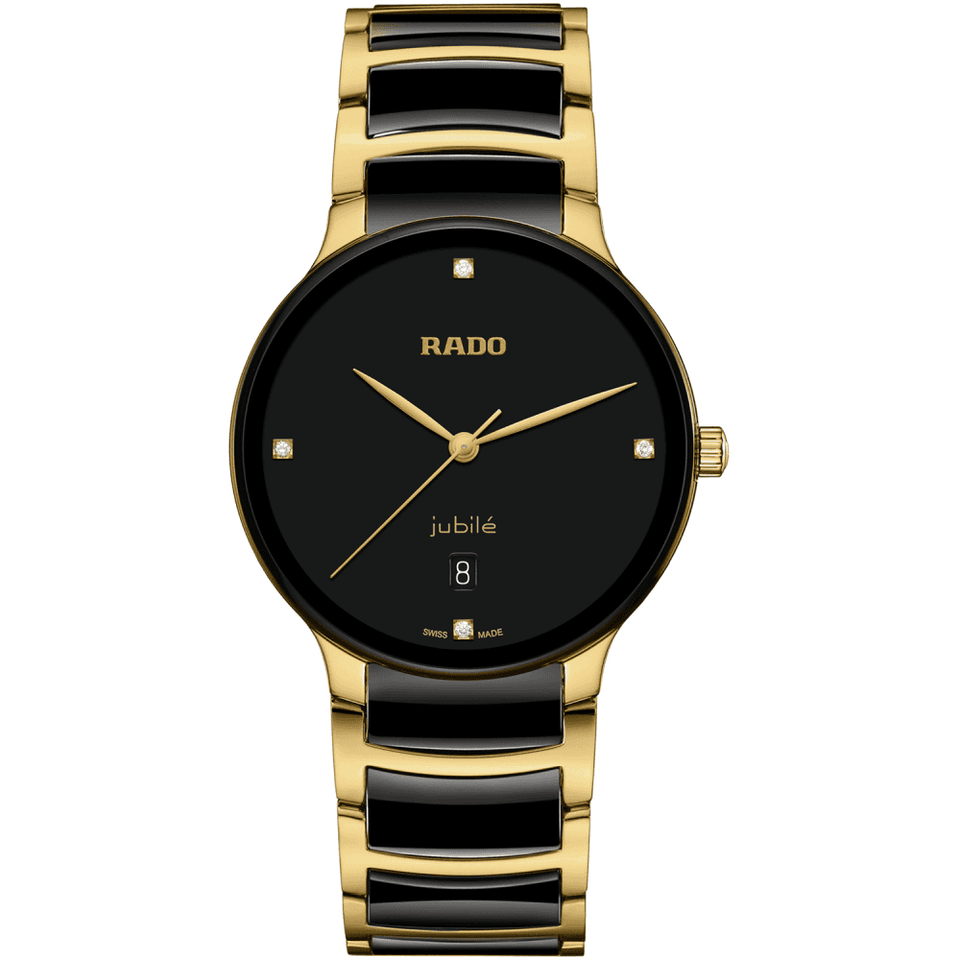 RADO Men's 39.5mm Centrix Jubilee Steel & Ceramic Watch