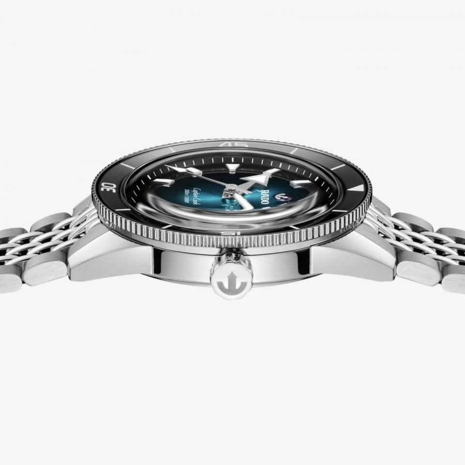 RADO Men's CAPTAIN COOK 39mm Teal Dial Watch