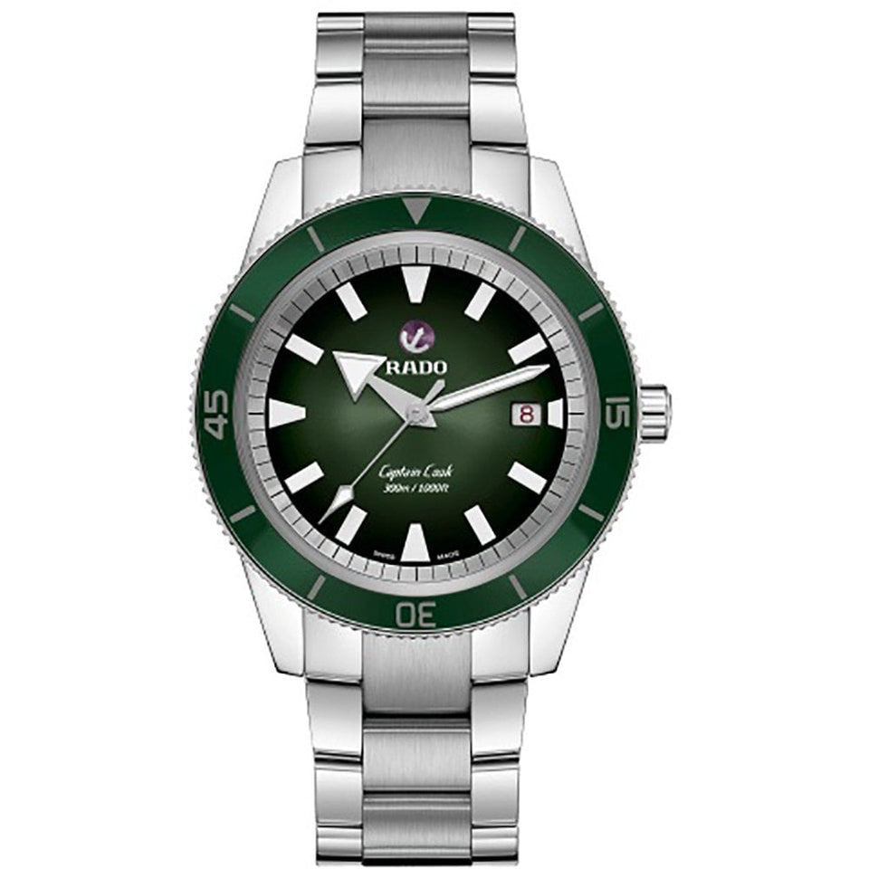 RADO Men's CAPTAIN COOK Automatic 42mm Watch | Green