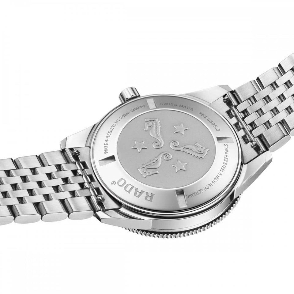 RADO Men's CAPTAIN COOK Automatic 5-Link 42mm Watch | Green
