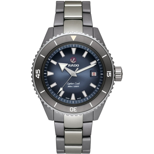RADO Men's CAPTAIN COOK High-Tech Ceramic 43mm Divers Watch
