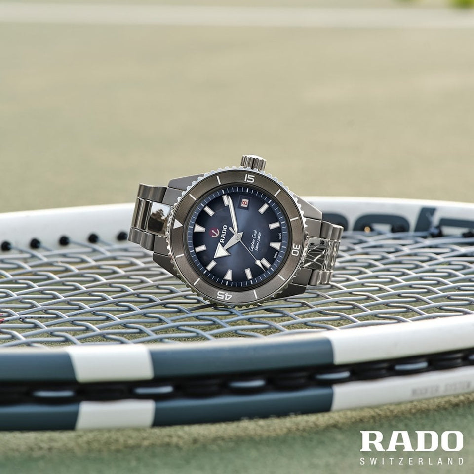 RADO Men's CAPTAIN COOK High-Tech Ceramic 43mm Divers Watch