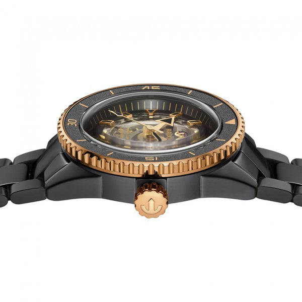 RADO Men's CAPTAIN COOK High-Tech Ceramic Skeleton Watch