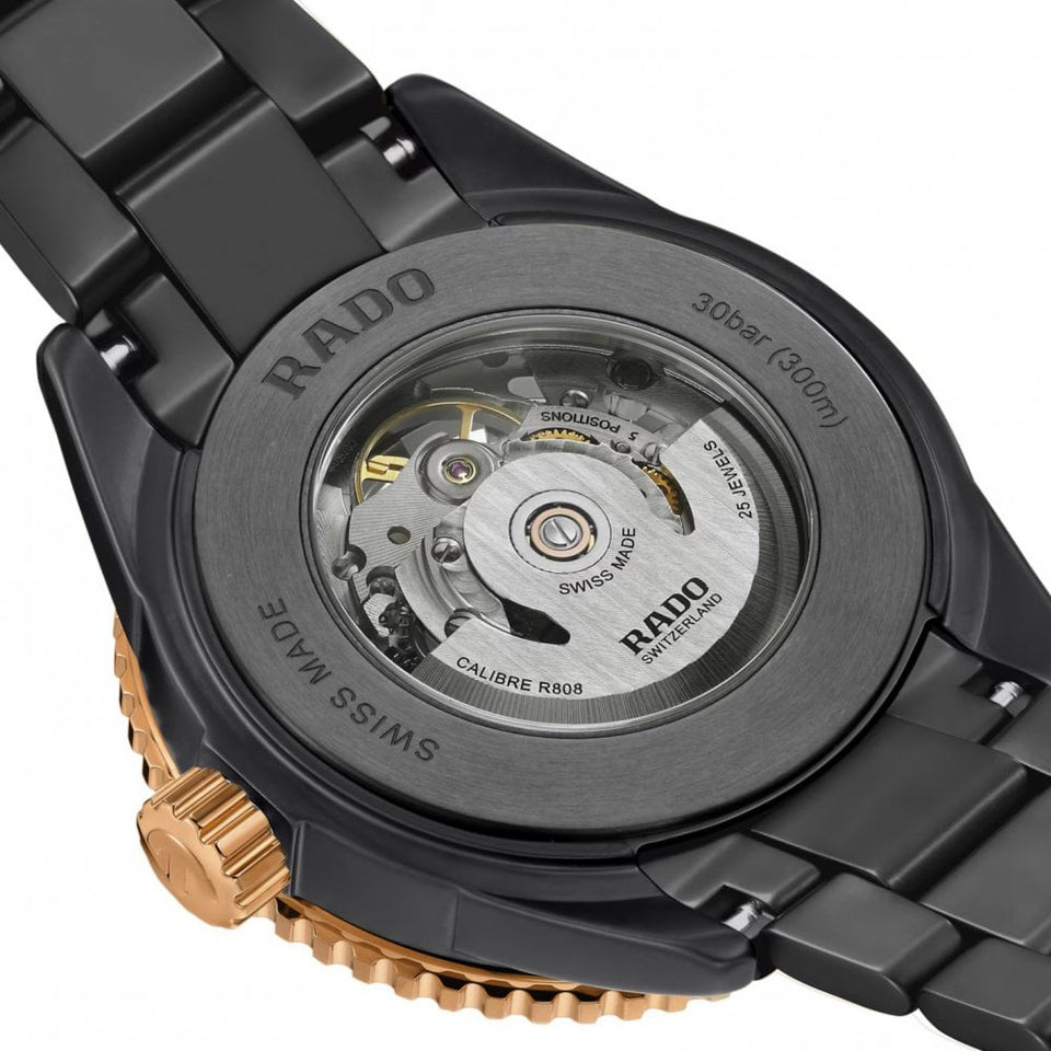 RADO Men's CAPTAIN COOK High-Tech Ceramic Skeleton Watch