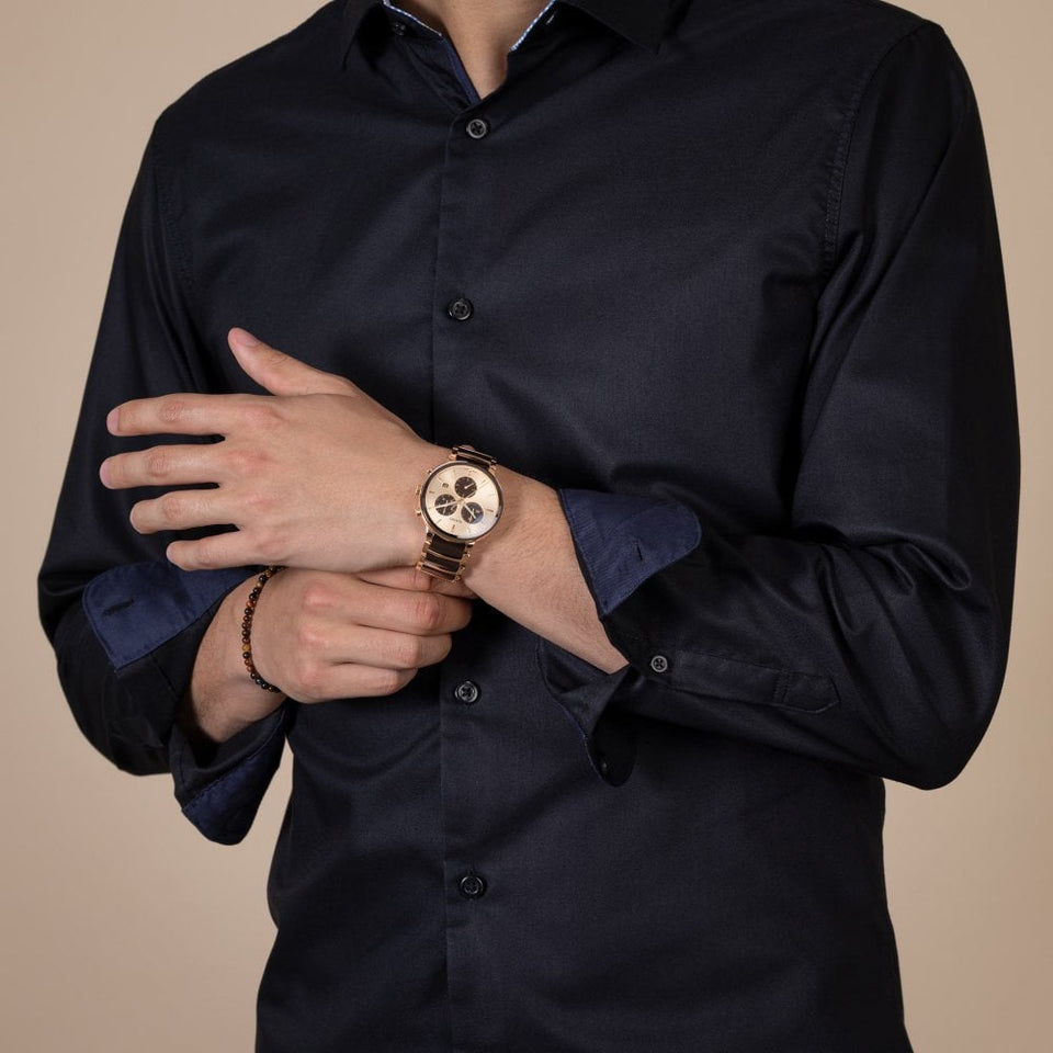 RADO Men's CENTRIX 41mm Quartz Brown & Rose Watch