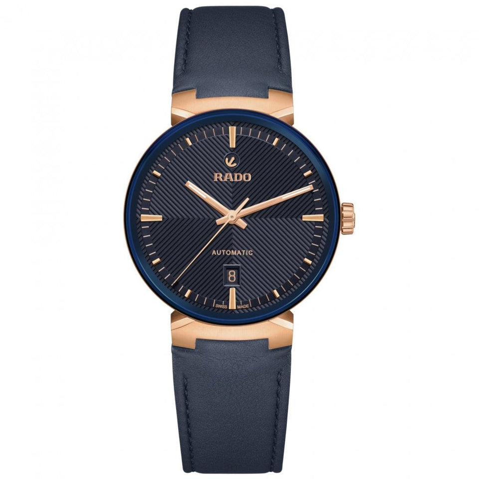 RADO Men's FLORENCE 39mm Navy & Rose Watch