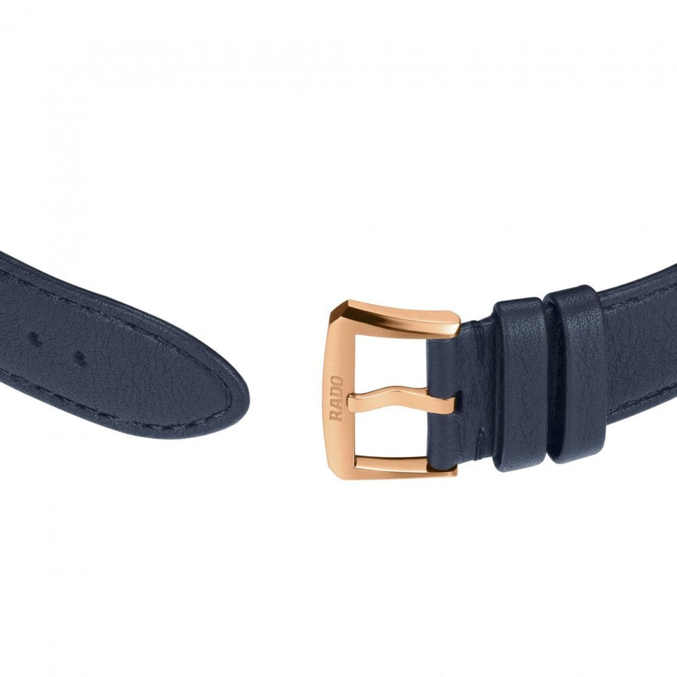 RADO Men's FLORENCE 39mm Navy & Rose Watch
