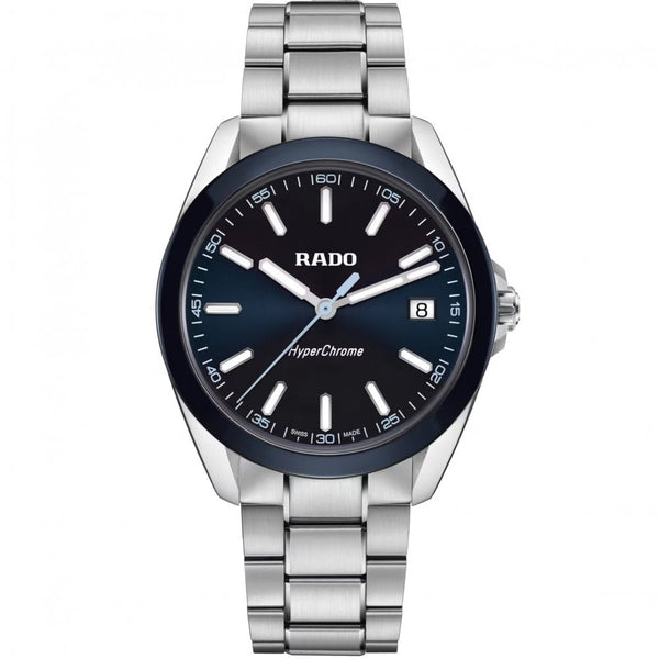 RADO Men's HYPERCHROME Dark Blue Quartz Watch