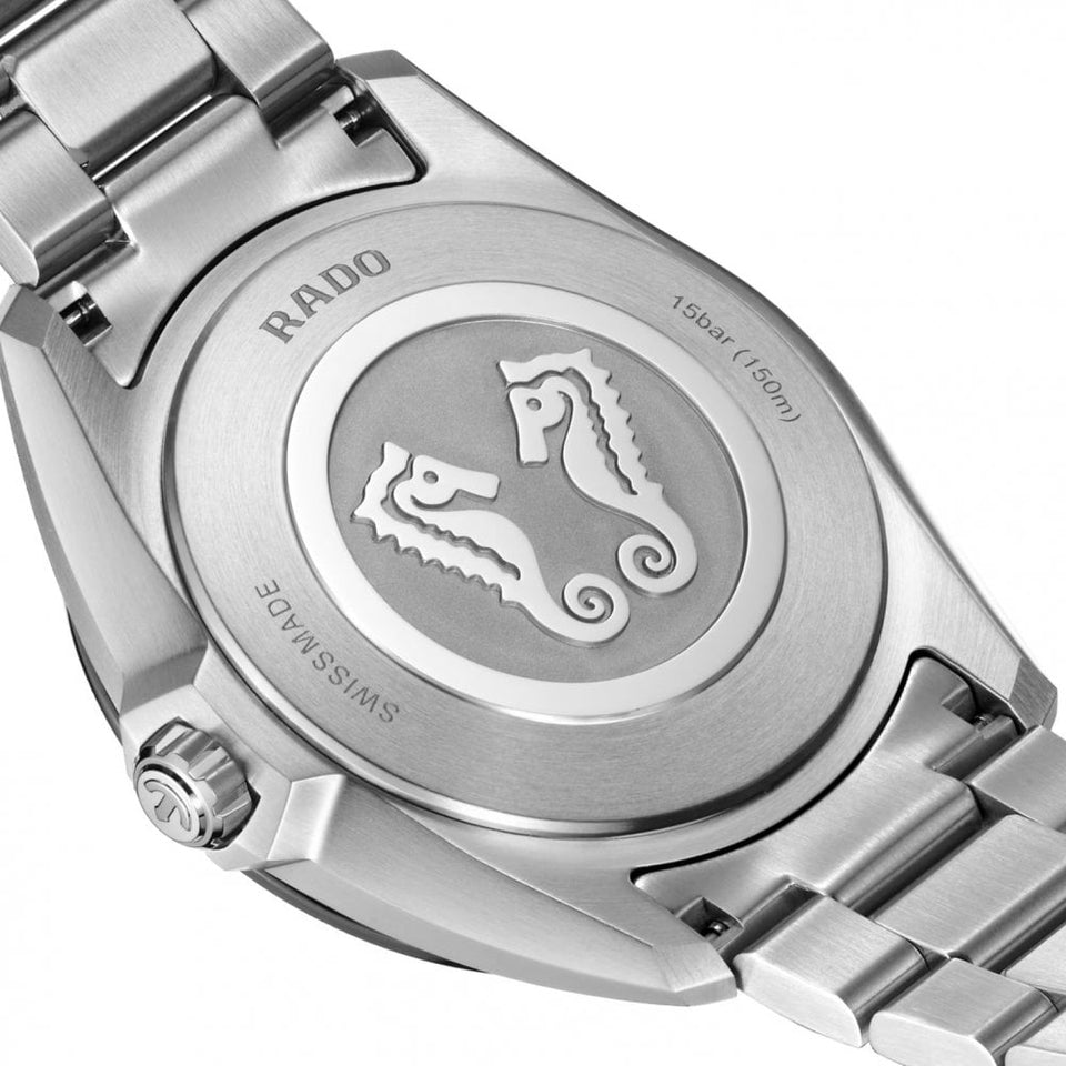 RADO Men's HYPERCHROME Ice Blue Dial Quartz Watch