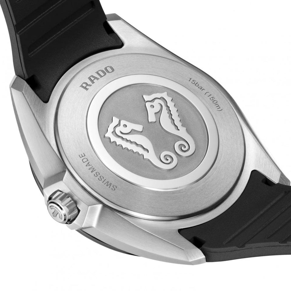RADO Men's HYPERCHROME Rubber Strap Quartz Watch