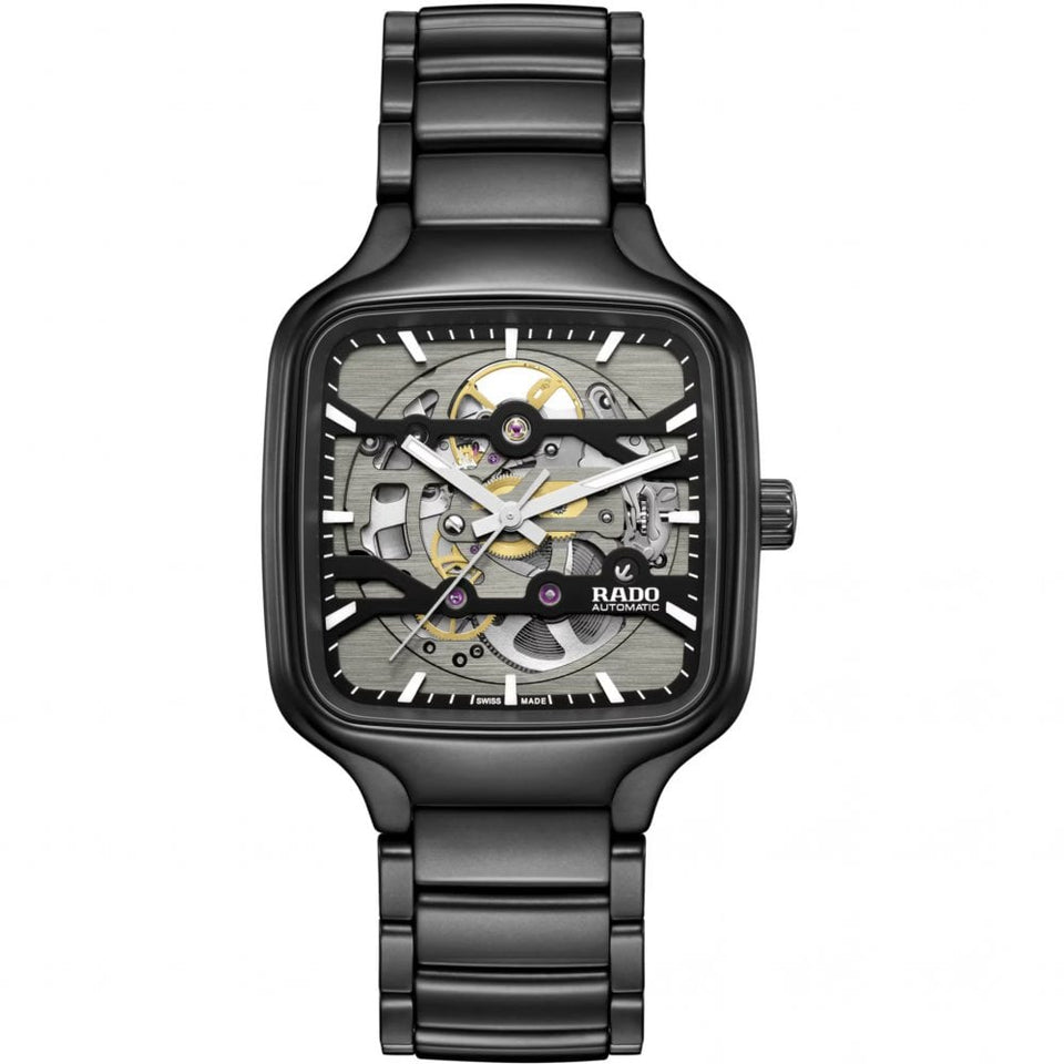 RADO Men's TRUE SQUARE Automatic Skeleton Watch