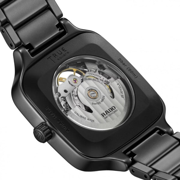 RADO Men's TRUE SQUARE Automatic Skeleton Watch