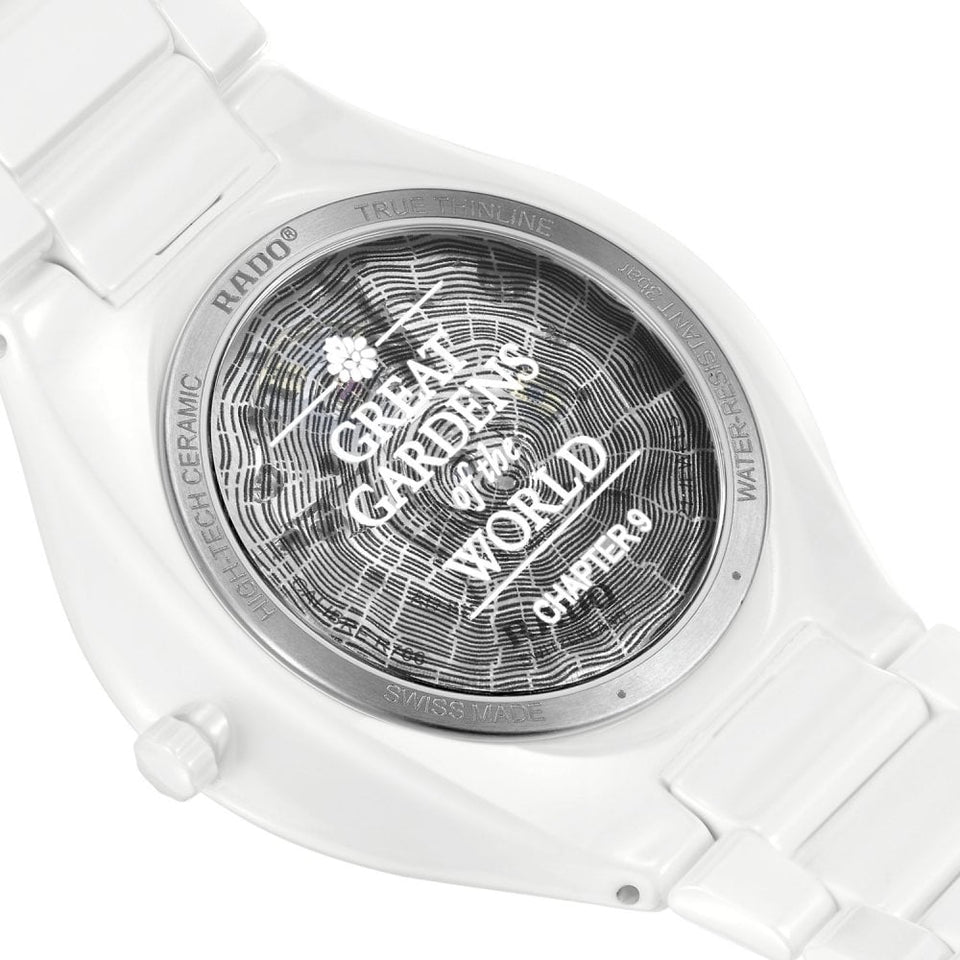 RADO Men's TRUE THINLINE X Great Gardens of the World 40mm Watch