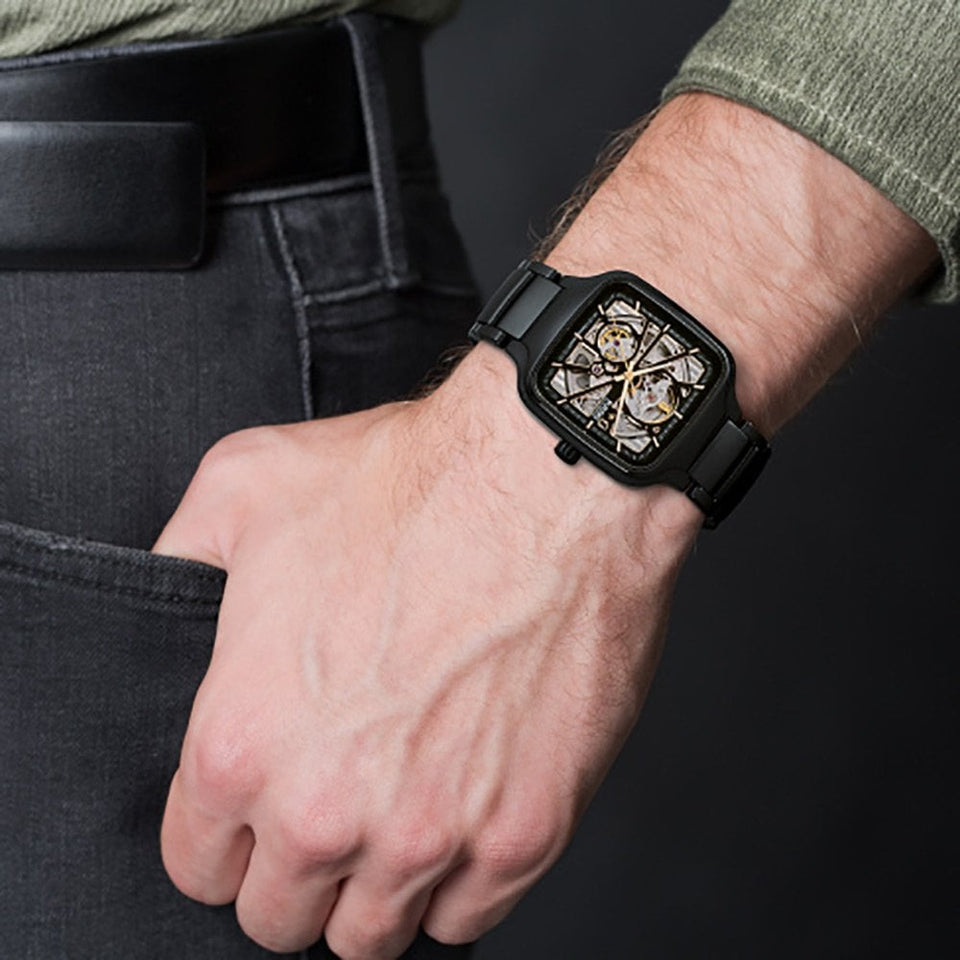 RADO TRUE SQUARE Open Heart Automatic Watch | 38mm