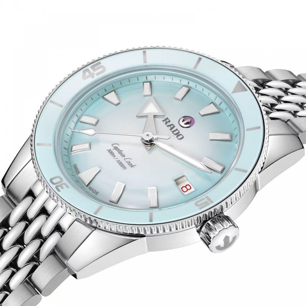 RADO Unisex CAPTAIN COOK 39mm Blue Dial Watch