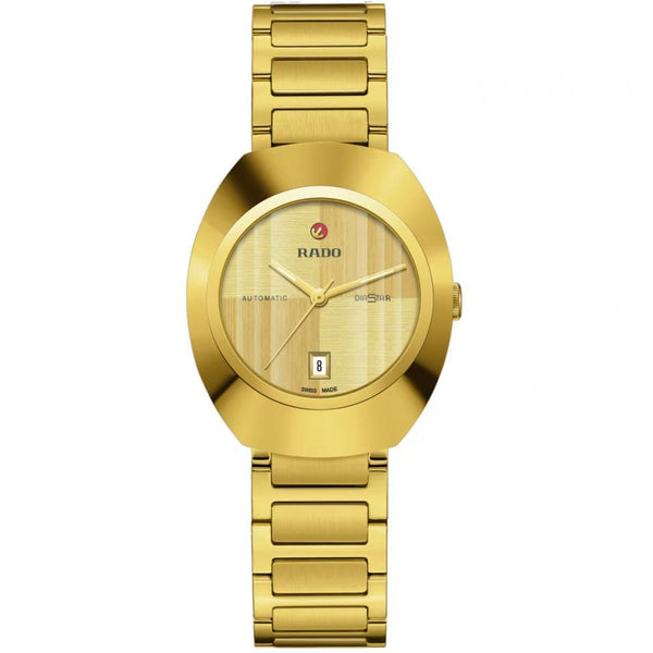 RADO Unisex DIASTAR Original Automatic Gold Tone Watch