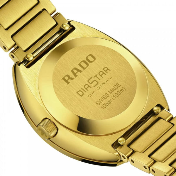 RADO Unisex DIASTAR Original Automatic Gold Tone Watch
