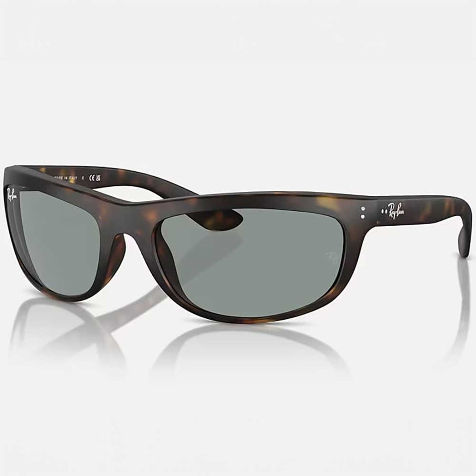 Ray-Ban BALORAMA Matte Havana With Classic Blue Lenses