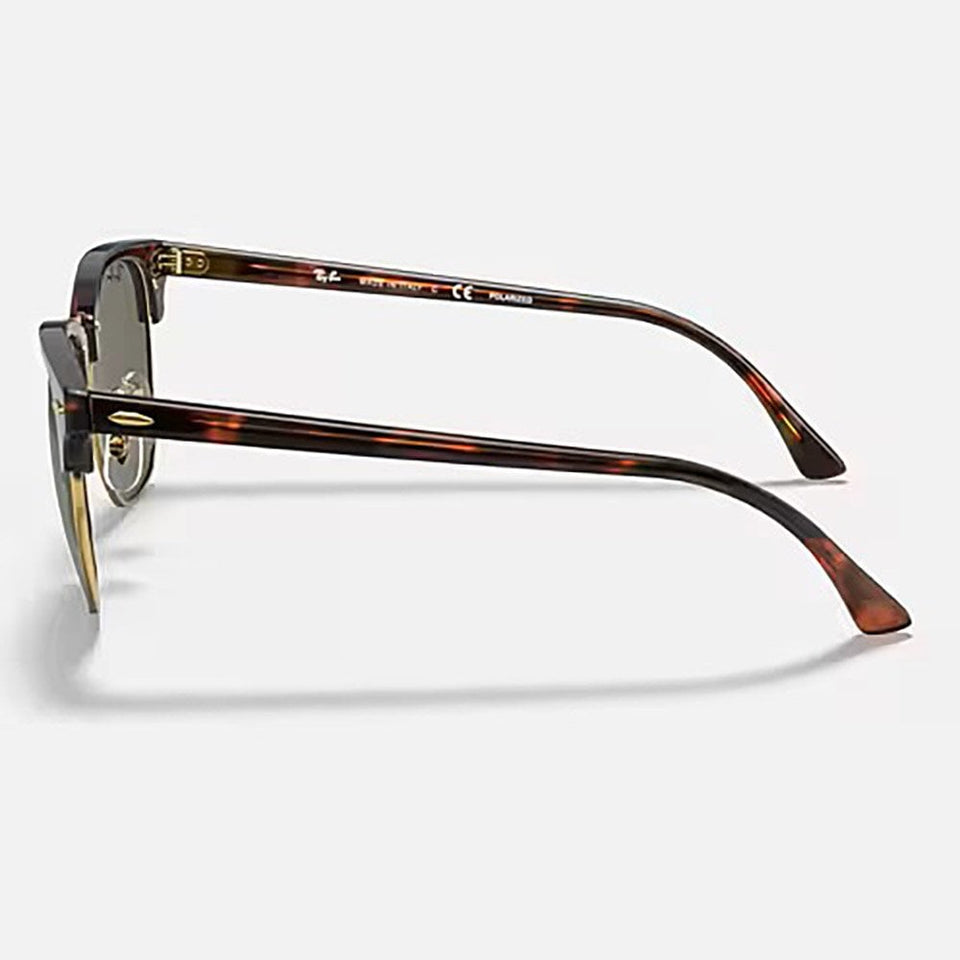 Ray-Ban CLUBMASTER CLASSIC Polished Tortoise On Gold With G-15 Green Lenses