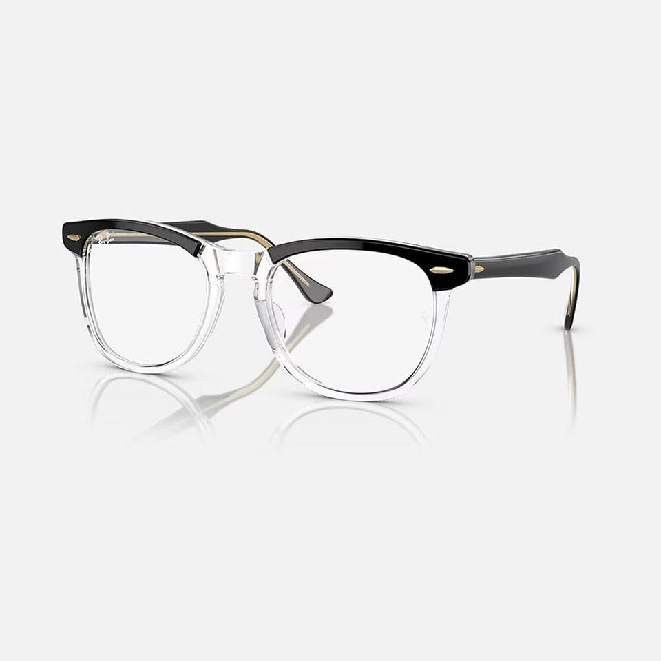 Ray-Ban EAGLE EYE Polished Black On Transparent Transitions® Lenses
