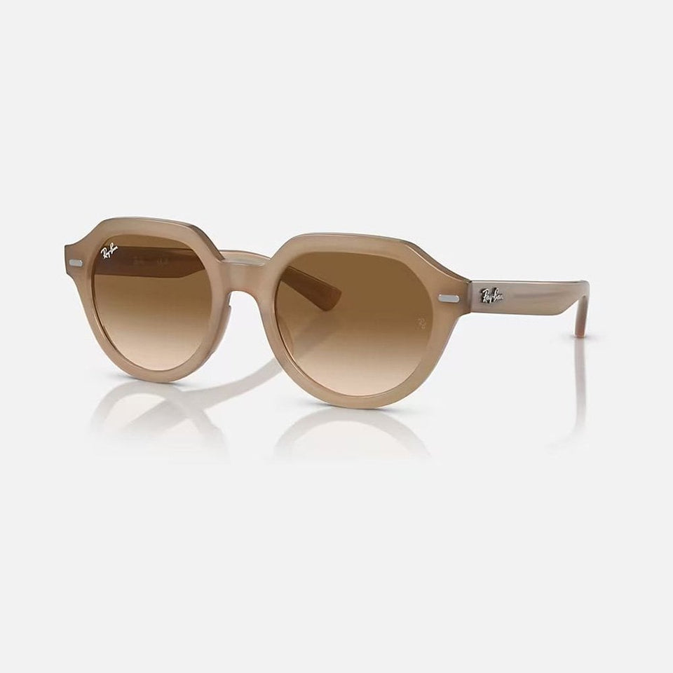 Ray-Ban GINA Polished Turtledove With Brown Gradient Lenses