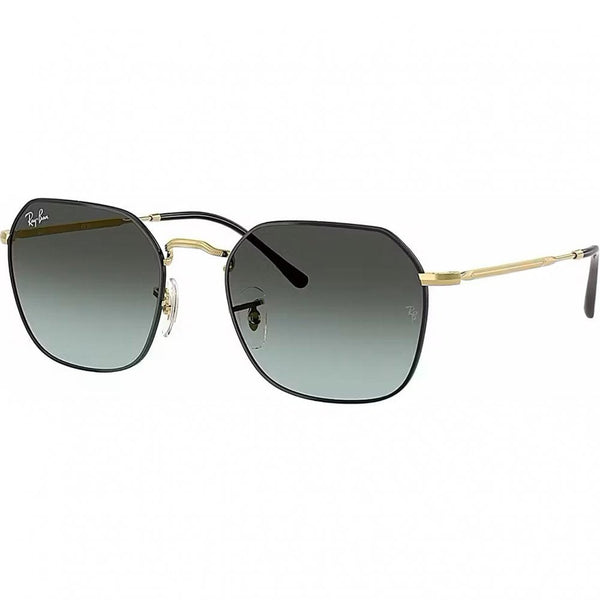 Ray-Ban JIM Polished Black On Arista With Vintage Black & Blue Lenses