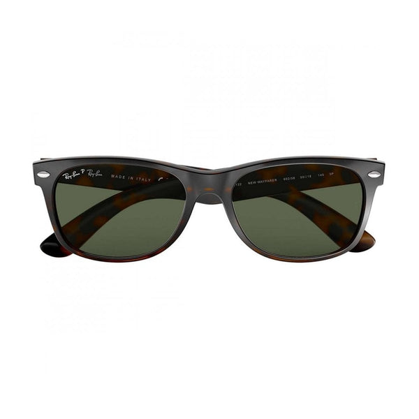Ray-Ban NEW WAYFARER CLASSIC Polished Tortoise With G-15 Green Lenses