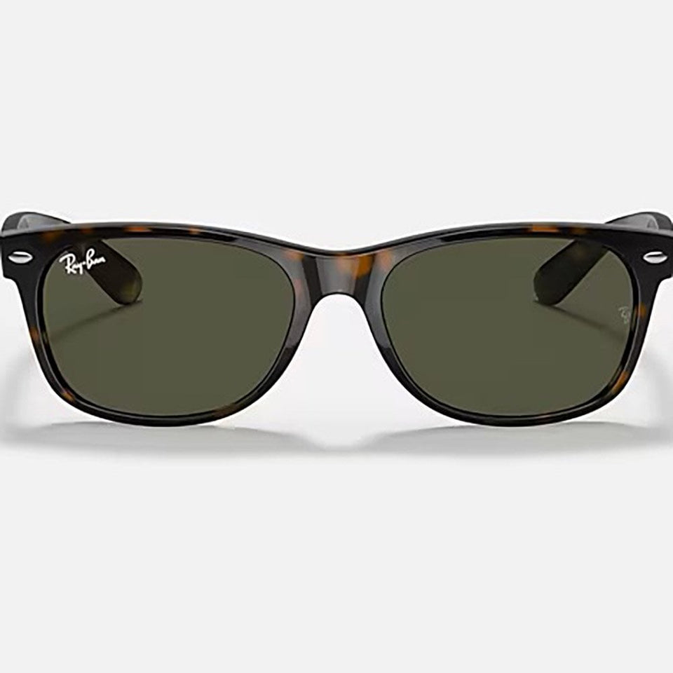 Ray-Ban NEW WAYFARER CLASSIC Polished Tortoise With G-15 Green Lenses