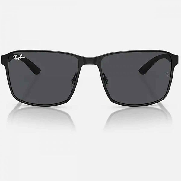 Ray-Ban RB3721 Polished Black On Black With Dark Grey Lenses