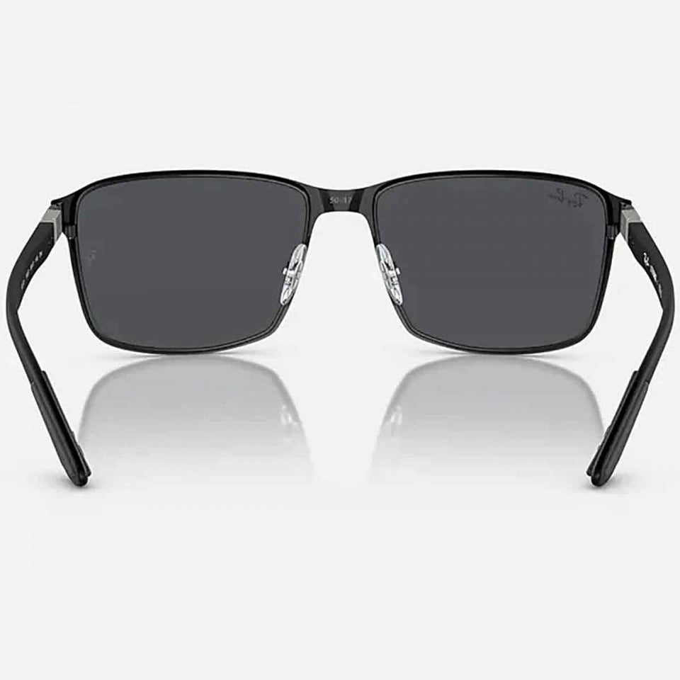 Ray-Ban RB3721 Polished Black On Black With Dark Grey Lenses