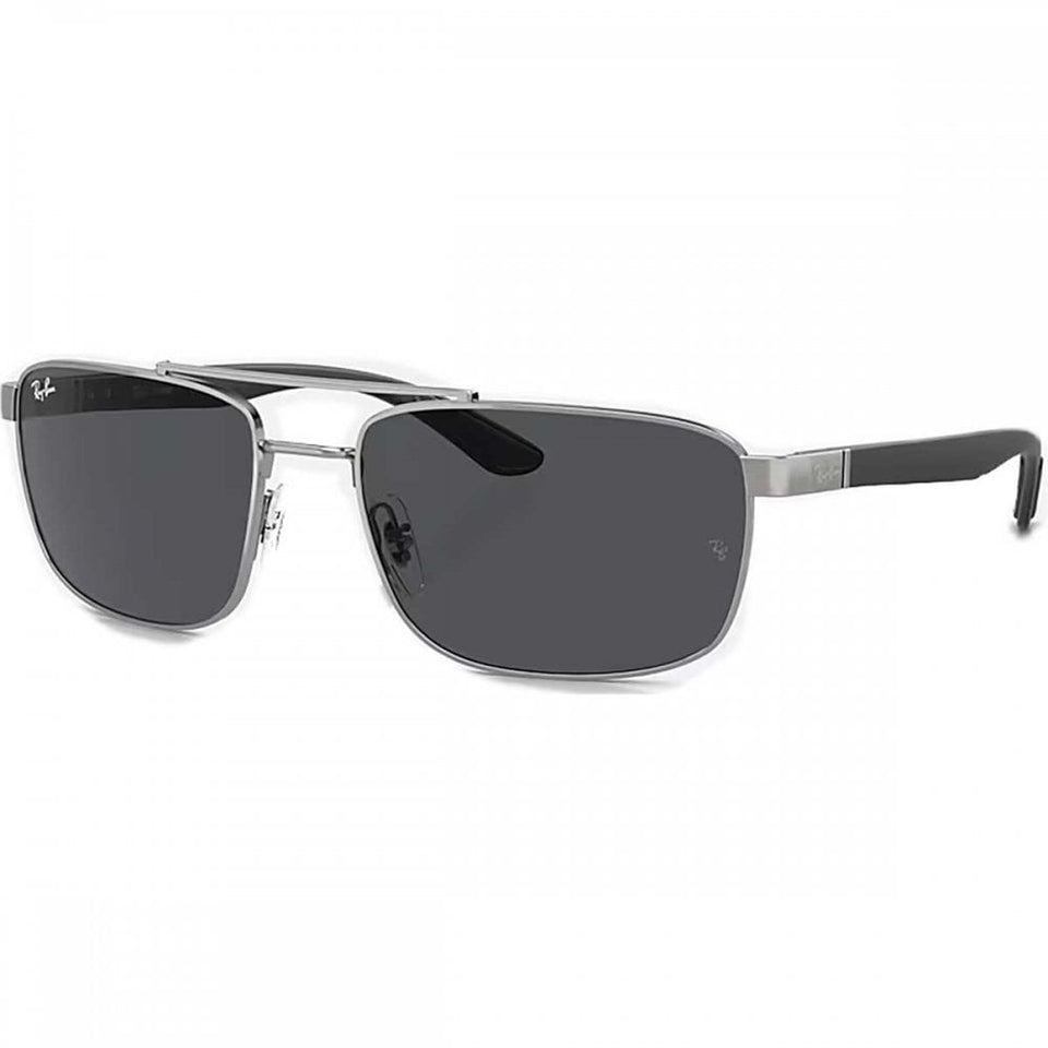 Ray-Ban RB3737 Polished Gunmetal With Classic Dark Grey Lenses