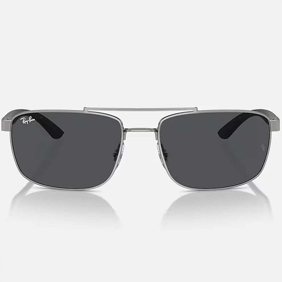 Ray-Ban RB3737 Polished Gunmetal With Classic Dark Grey Lenses