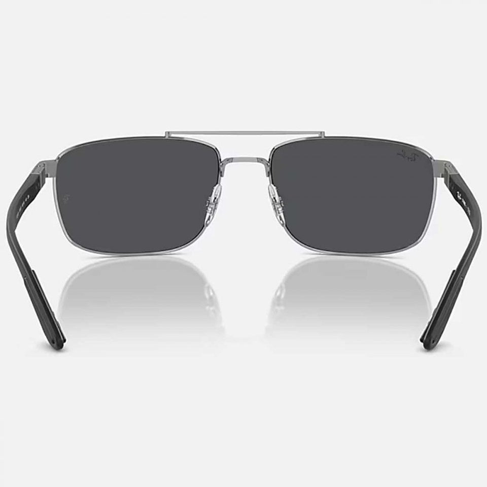 Ray-Ban RB3737 Polished Gunmetal With Classic Dark Grey Lenses