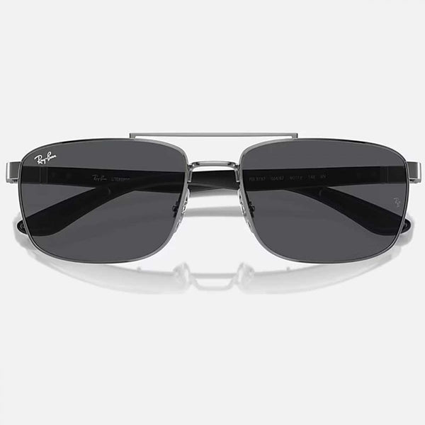 Ray-Ban RB3737 Polished Gunmetal With Classic Dark Grey Lenses