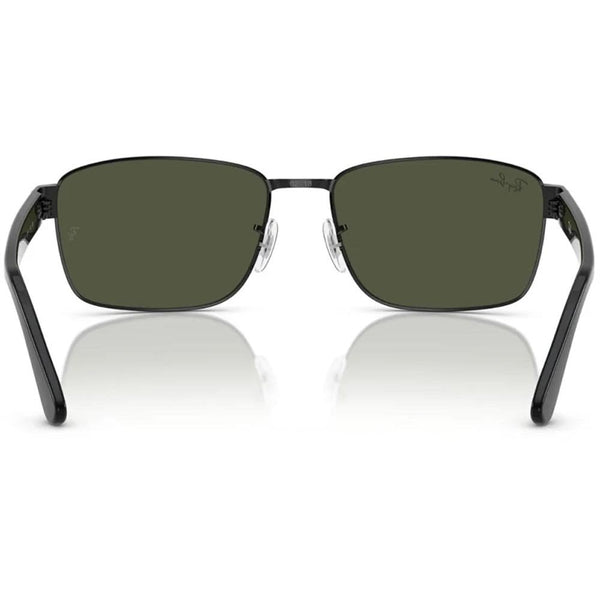 Ray-Ban RB3750 Polished Black With Green Lenses
