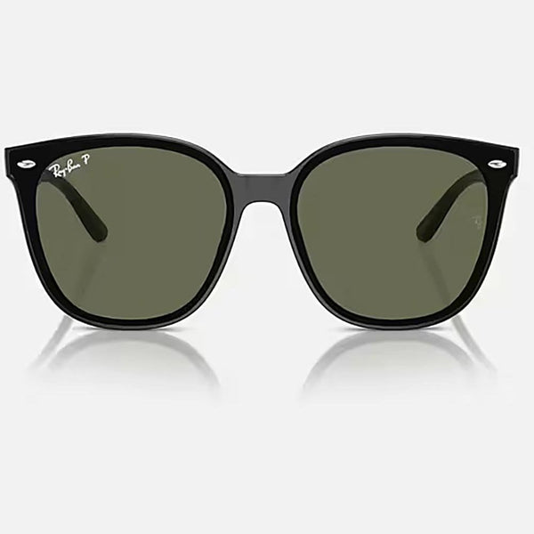 Ray-Ban RB4423D Polished Black With Dark Green Lenses