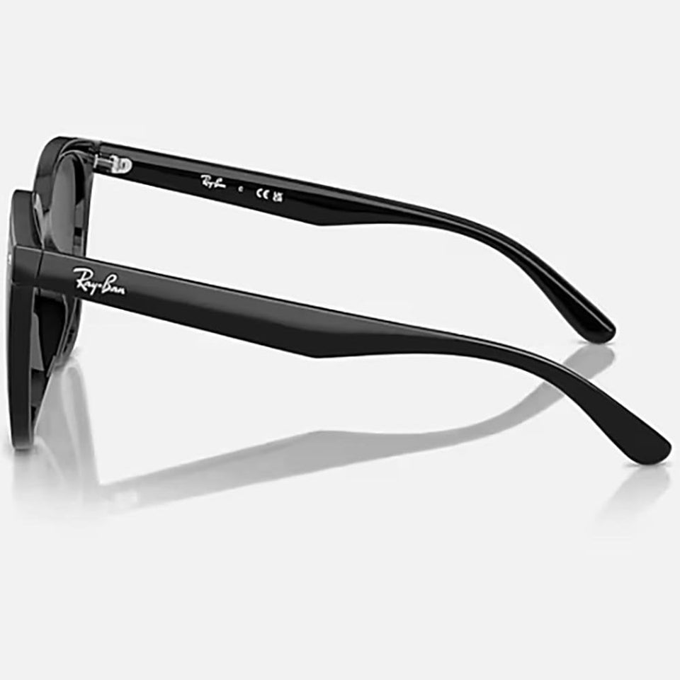 Ray-Ban RB4423D Polished Black With Dark Grey Lenses