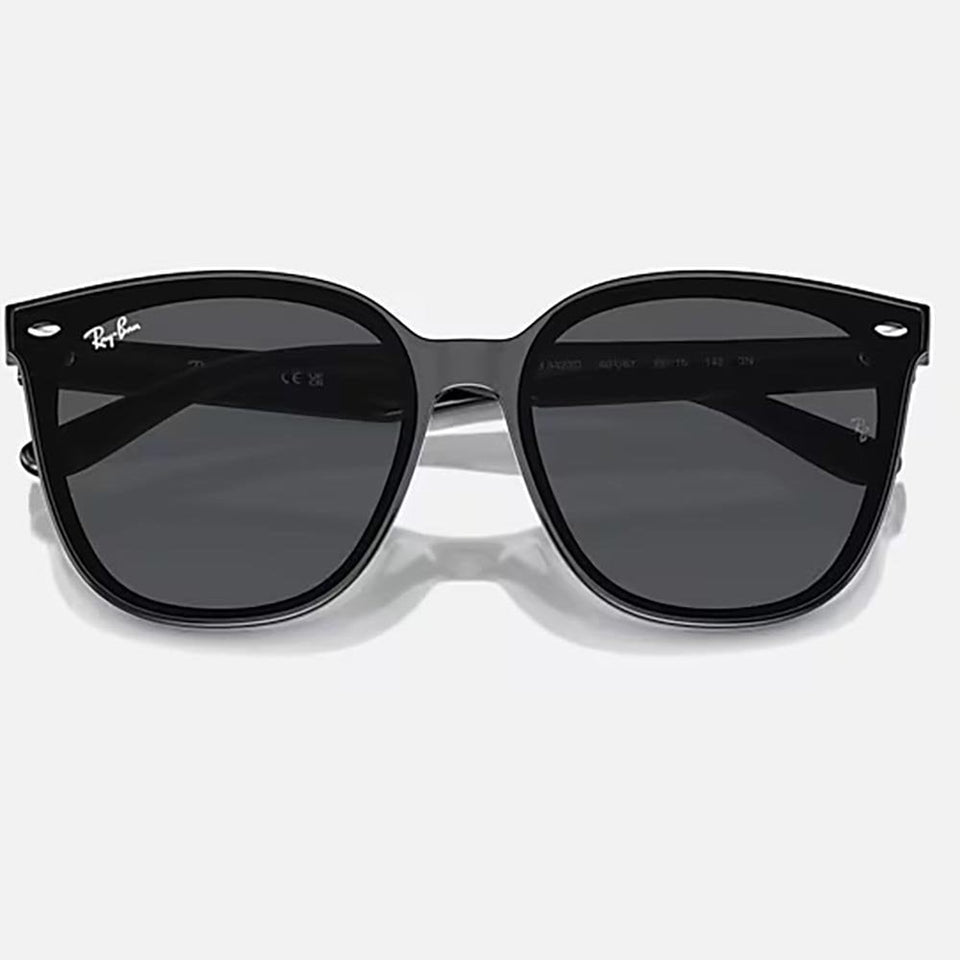 Ray-Ban RB4423D Polished Black With Dark Grey Lenses