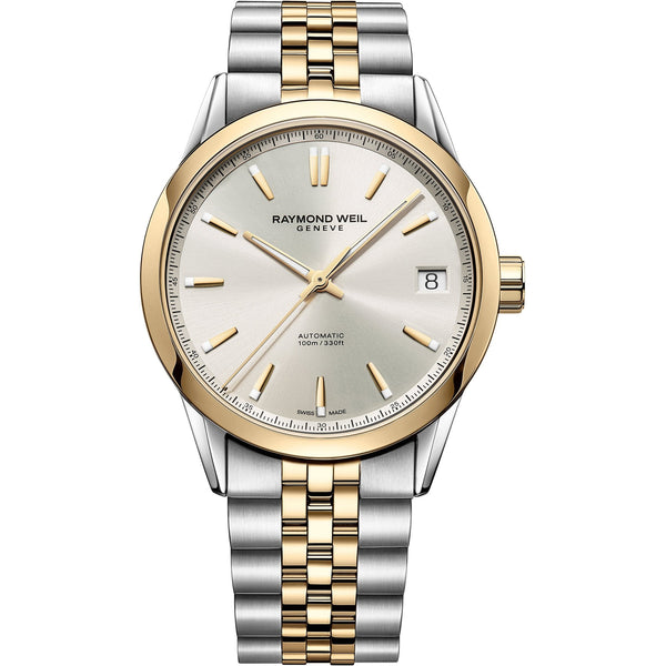 Raymond Weil Freelancer 40mm Champagne Dial Mens Two-Tone Automatic Watch