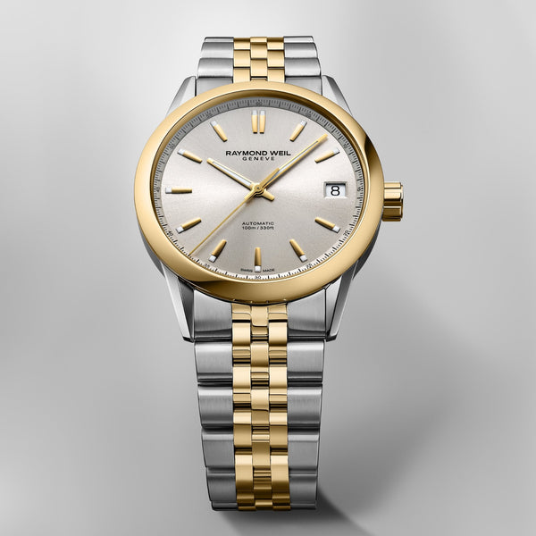 Raymond Weil Freelancer 40mm Champagne Dial Mens Two-Tone Automatic Watch