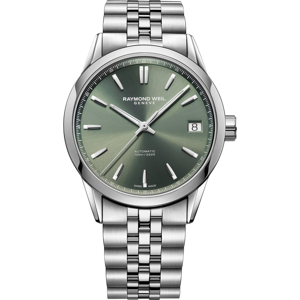 Raymond Weil Freelancer 40mm Green Dial Mens Automatic Watch
