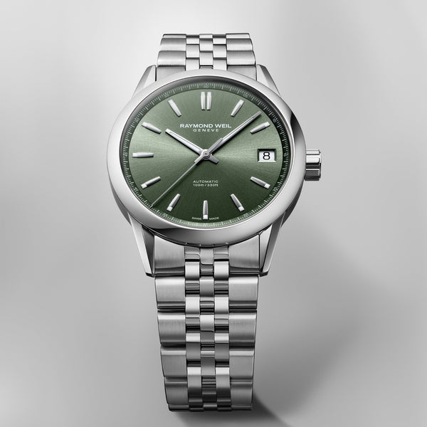 Raymond Weil Freelancer 40mm Green Dial Mens Automatic Watch