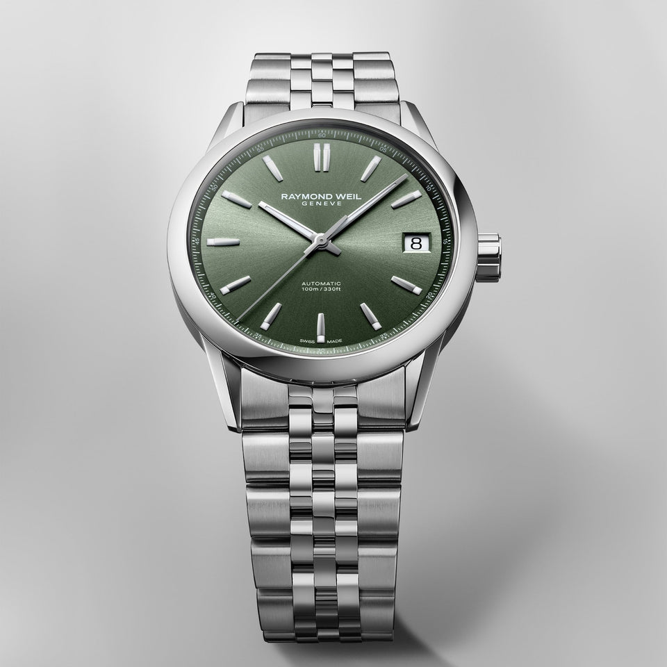 Raymond Weil Freelancer 40mm Green Dial Mens Automatic Watch