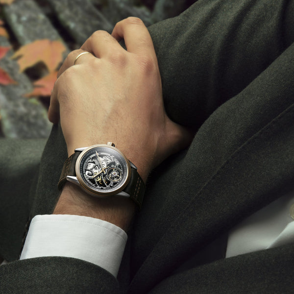 Raymond Weil Freelancer 42mm Skeleton Dial Bronze Bezel Men's Automatic Watch