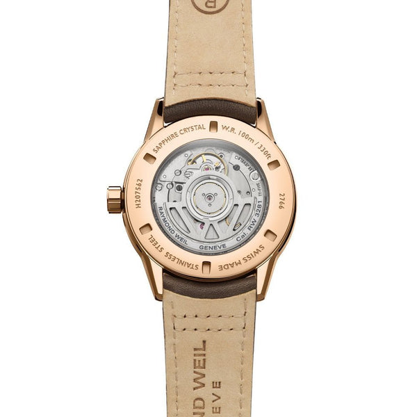 Raymond Weil Freelancer Rose Gold PVD 40mm Automatic Moonphase Men's Watch